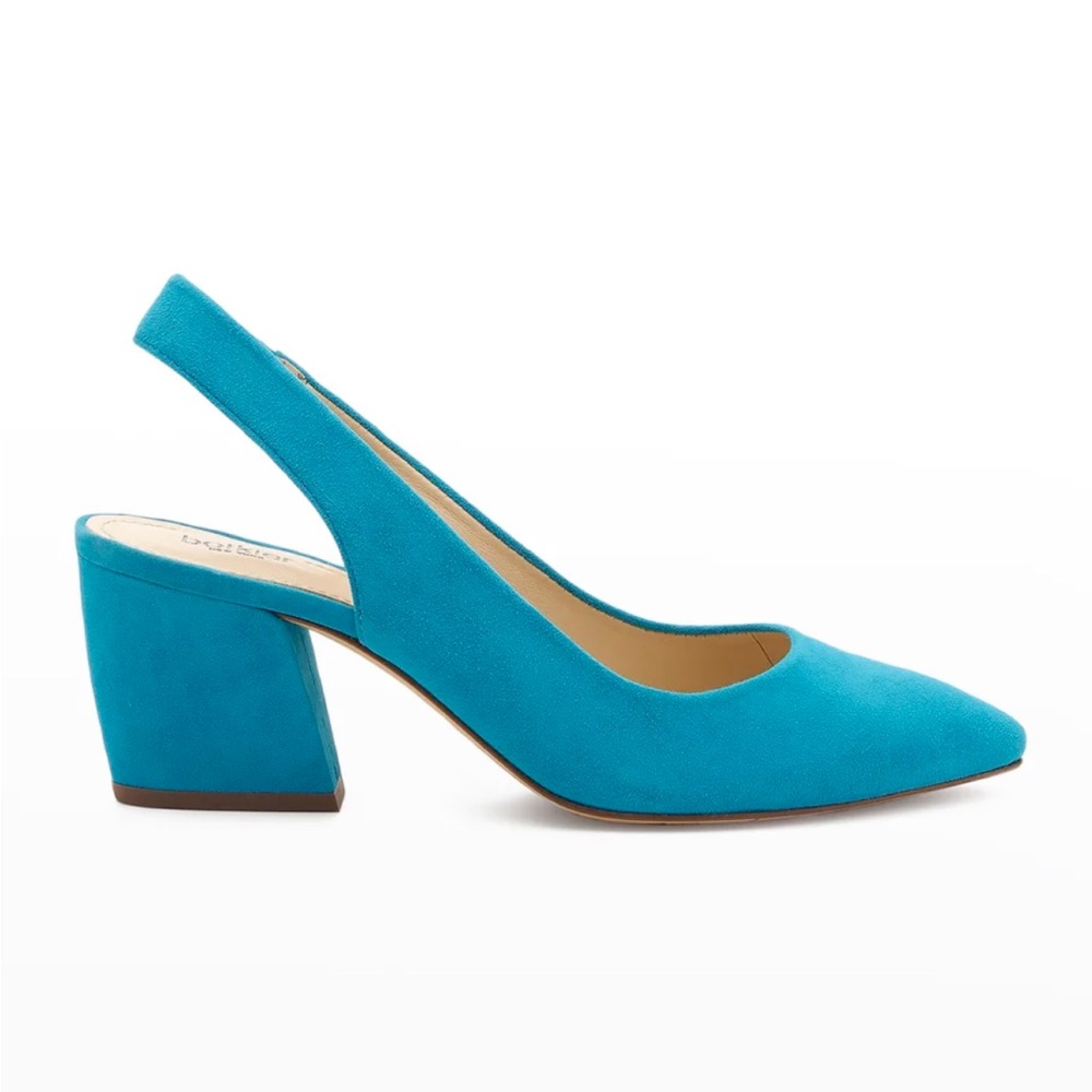 Botkier suede sling backs with block heel sz 7.5 new in box. Very comfortable!